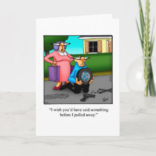 Funny Anniversary Humor Greeting Card For Him