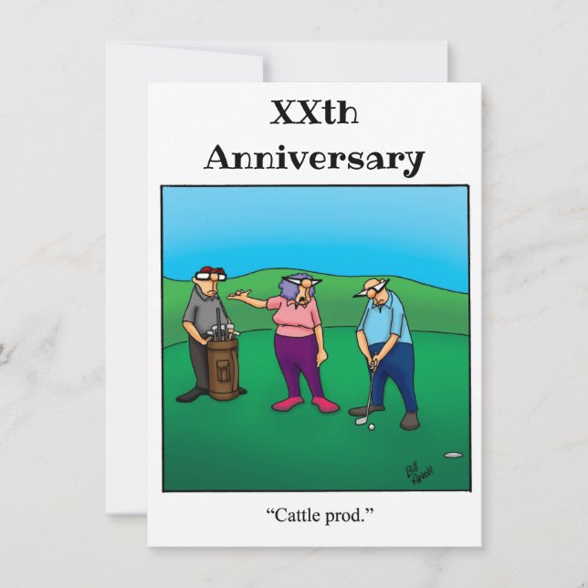 Funny Anniversary Party Invitation (Front)