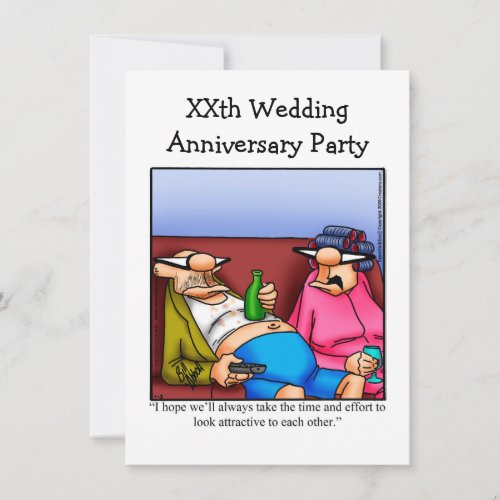 Funny Anniversary Party Invitation