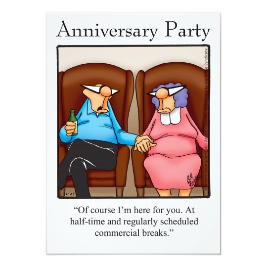 Funny Anniversary Party Invitation 