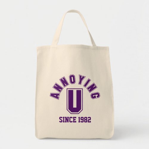 Funny Annoying You Bag Purple Tote Bag