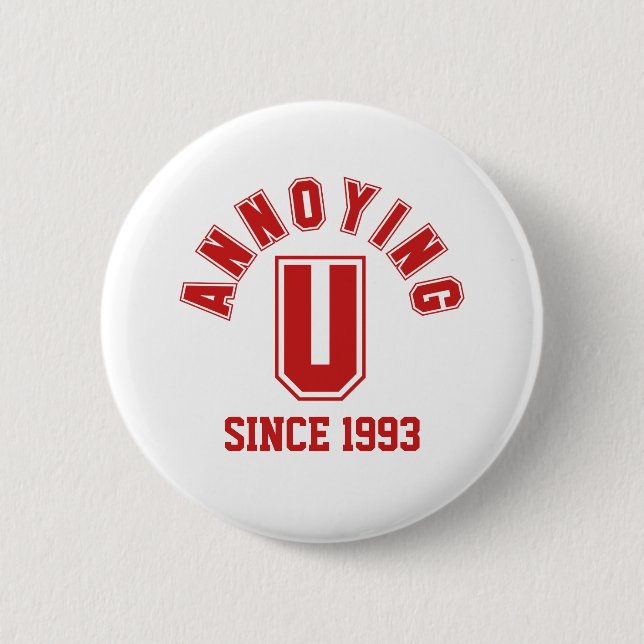 Funny Annoying You Button, Red Button (Front)