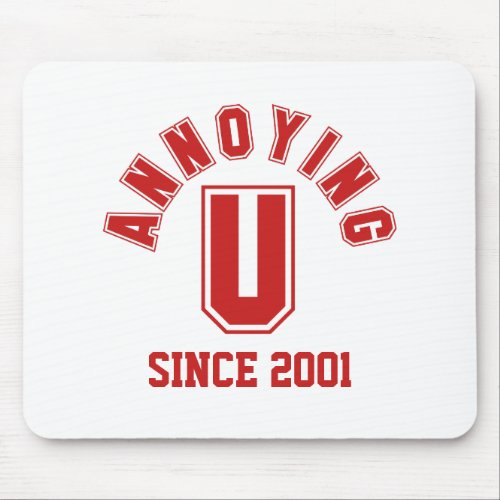 Funny Annoying You Mousepad Red Mouse Pad