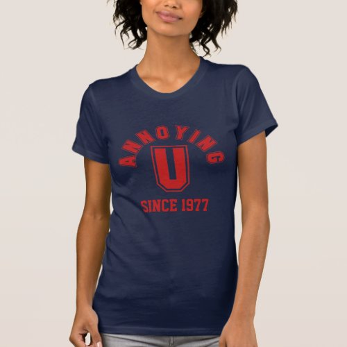 Funny Annoying You Womens Tee Red T_Shirt