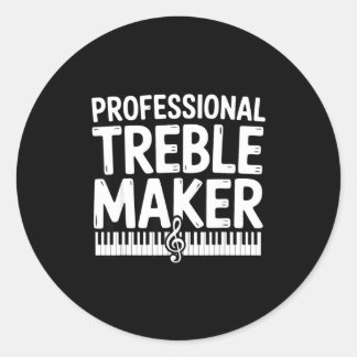 Funny Ano Technician Classic Round Sticker