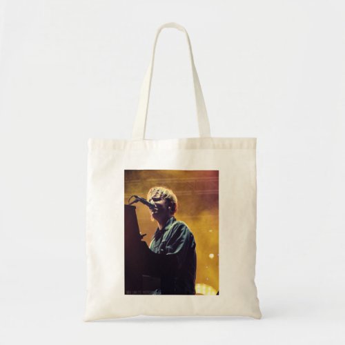 Funny Another  80s Singer Poster  Sunset Pop Tote Bag