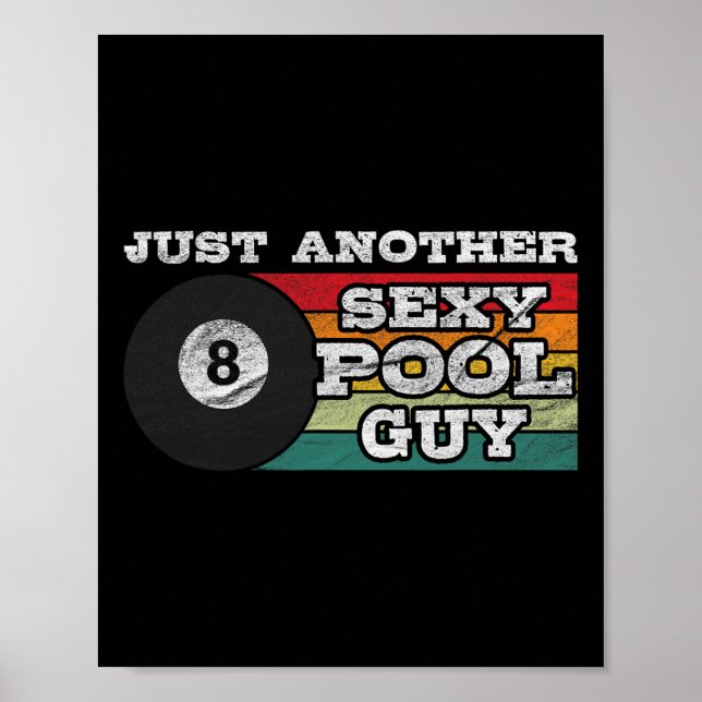 Funny Another Y Billiard Man  Poster (Front)