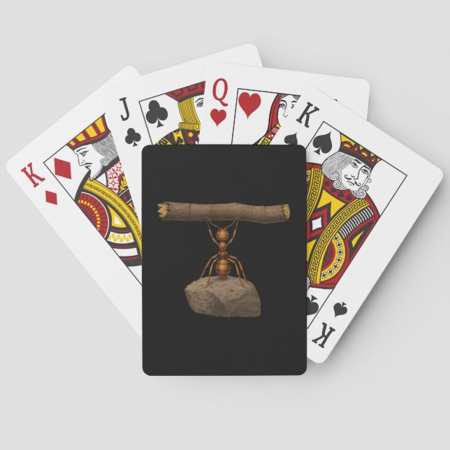 Funny Ant Gym Poker Cards (Back)