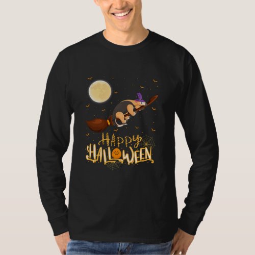 Funny Anteater Ride Witch Shotgun Anteater T_Shirt