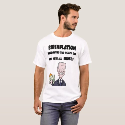 Funny Anti Biden Bidenflation Inflation T_Shirt
