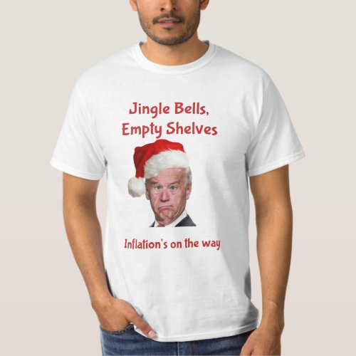 Funny Anti Biden Empty Shelves Inflation T_Shirt
