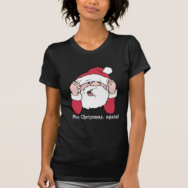 Funny Anti-Christmas T-shirt (Front)