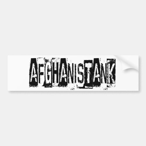 Funny Anti Joe Biden Afghanistan Pun Political Bumper Sticker