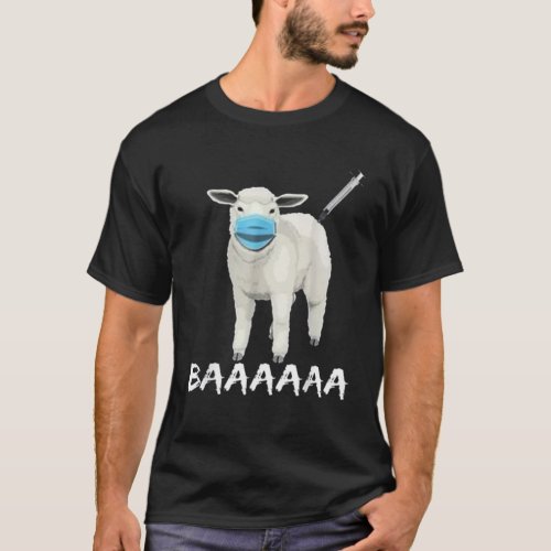 Funny_ANTI_MASK_SHEEP_WITH_FACE_MASK_Vaccine_Baa T_Shirt
