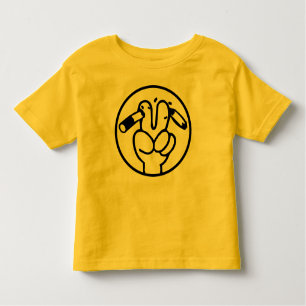 Funny Anti Smoking ⚠ Thai Sign ⚠ Toddler T-shirt