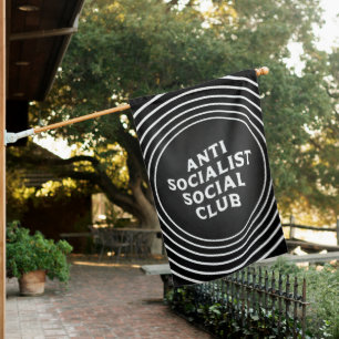 Funny Anti Socialist Social Club Socialism House Flag