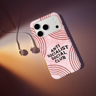 Funny Anti Socialist Social Club Socialism iPhone 17 Pro Case