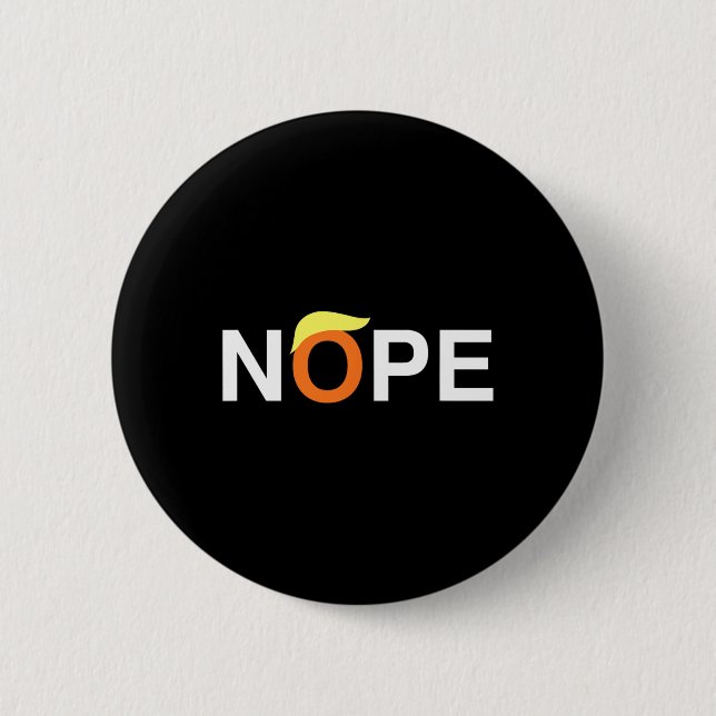 Funny Anti-trump  Button (Front)