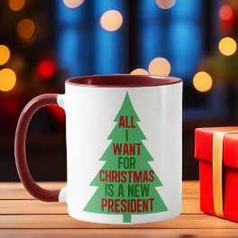 Funny Anti Trump Christmas Mug