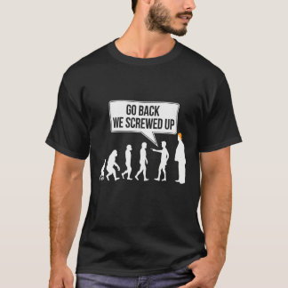 Funny Anti-trump Evolution Political Humor T-Shirt