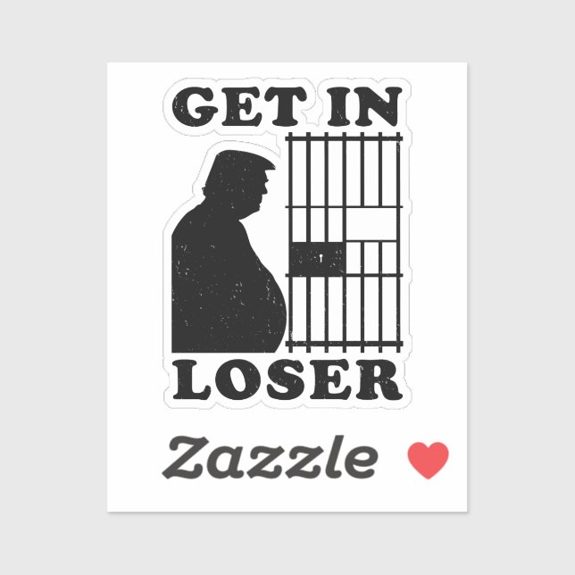 Funny Anti Trump for Prison  Sticker (Sheet)