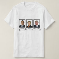 Funny Anti-Trump "Obama Mama Ding-Dong" Black Text