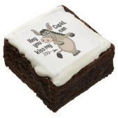 Funny Anti-Valentine Donkey brownies (Angled)