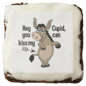 Funny Anti-Valentine Donkey brownies (Front)