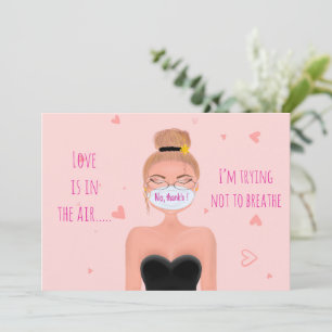 Funny Anti-Valentine’s Day Hand drawn Holiday Card