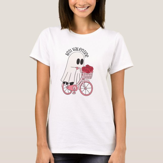 Funny Anti Valentine's Day for Solo Girl T-Shirt (Front)