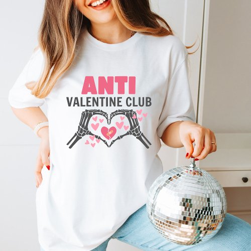 Funny Anti Valentines Day Gift Cute Lonely Heart T_Shirt