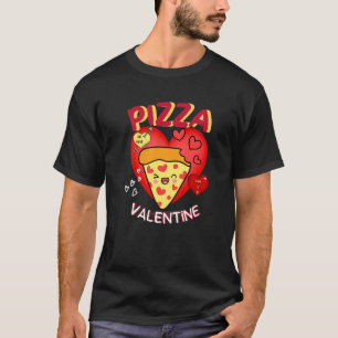Funny Anti Valentine's Day  Pizza Valentine Day Fo T-Shirt