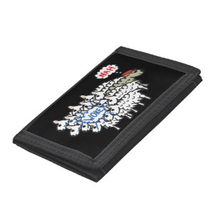 Funny Anti Woke Sheep Tri-fold Wallet