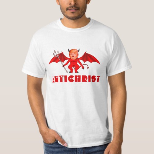 Funny Antichrist with Trump Devil T_Shirt
