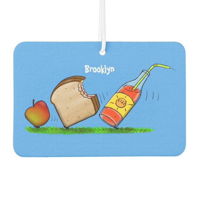 Funny ants cartoon  air freshener (Front)