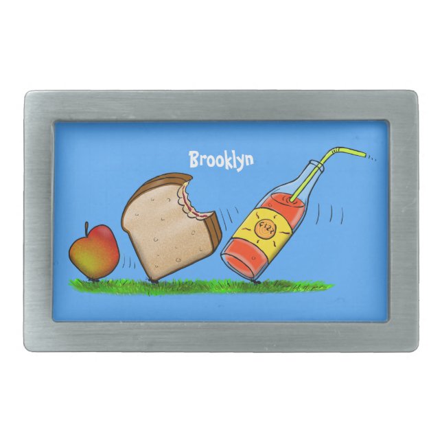 Funny ants cartoon belt buckle (Front)