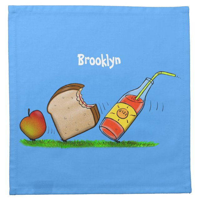 Funny ants cartoon cloth napkin (Front)