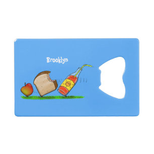 Funny ants cartoon credit card bottle opener
