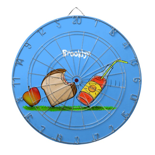 Funny ants cartoon dart board (Front)
