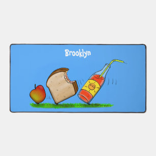 Funny ants cartoon desk mat