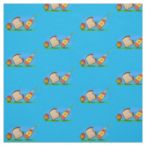 Funny ants cartoon fabric