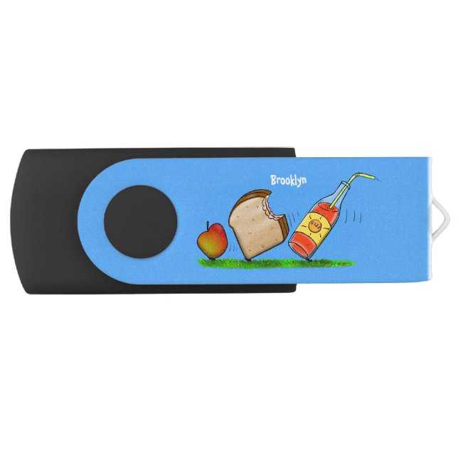 Funny ants cartoon flash drive (Front)