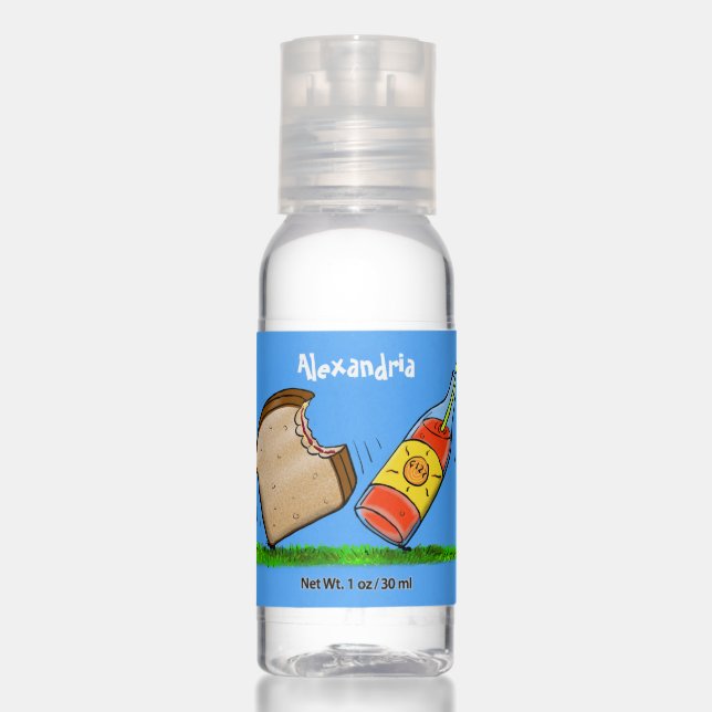 Funny ants cartoon hand sanitizer (Front)