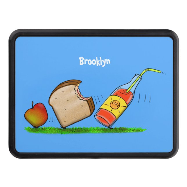 Funny ants cartoon hitch cover (Front)