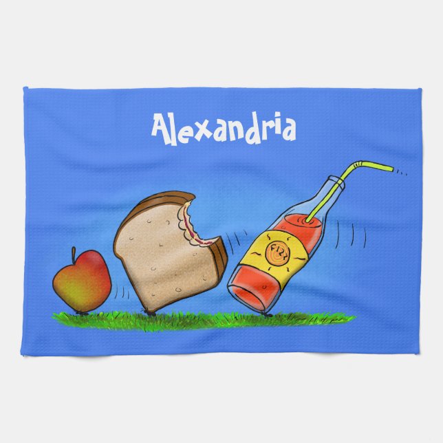 Funny ants cartoon kitchen towel (Horizontal)