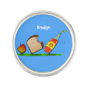 Funny ants cartoon lapel pin