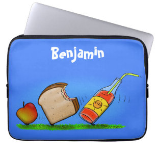Funny ants cartoon laptop sleeve
