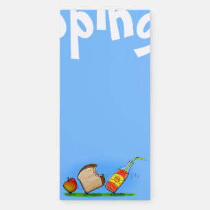 Funny ants cartoon magnetic notepad