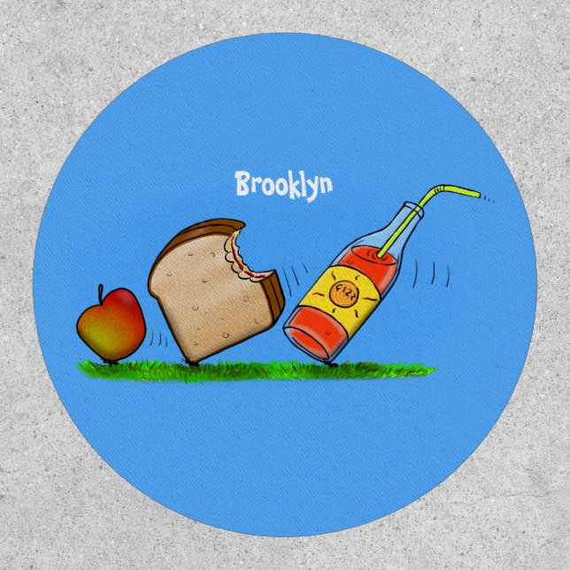 Funny ants cartoon patch (Front)
