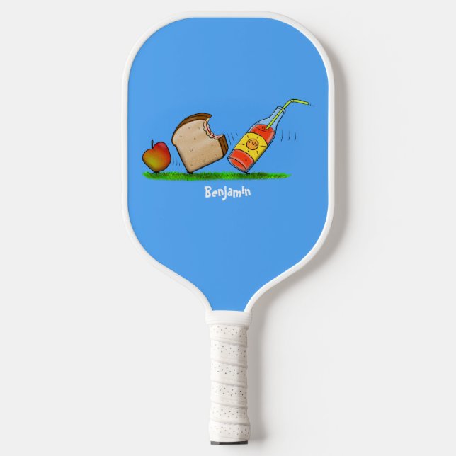 Funny ants cartoon  pickleball paddle (Front)